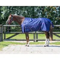 QHP Regendeken de luxe 0 gram met fleecevoering Kraftwork -205