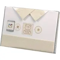 Gamberritos laken set beige beertje 3 delig klein