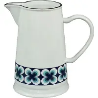 Cabanaz - schenkkan, Ramona, retro, keramiek, PITCHER, 1.6 liter, blauw