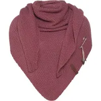 Knit Factory Coco Omslagdoek/Sjaal - Stone Red - 190x85 cm