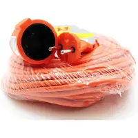 GereedschapXXL Oranje Verlengsnoer 20m, 2x1.5MM2, 16A/250V, IP20, 3500W, Binnengebruik