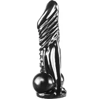 Dinoo Dildo Rinchenia 30 x 7,6 cm - zwart