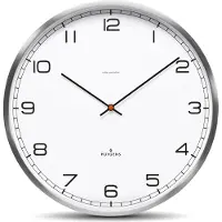 Huygens - One Arabic 35cm - RVS - Wandklok - Stil - Zendergestuurd