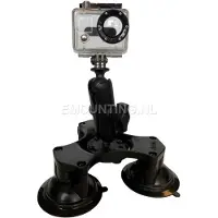 RAM Mount Triple Suction GoPro montageset RAP-B-365-224-GOP1U
