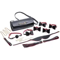 Master Series Bow Tie Bondage Set + Carry Bag black