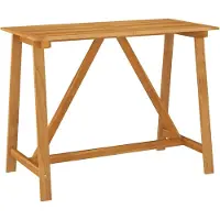 vidaXL Tuinbartafel 140x70x104 cm massief acaciahout