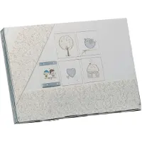 Gamberritos laken set beige figuurtjes 3 delig klein