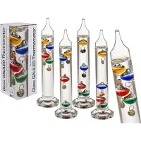 Ootb Thermometer Galileo 18cm In Giftbox Transparant transparant Glas