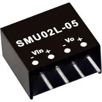 MEAN WELL DC/DCWandlerModule Serie SMU02 SIP/SIL4 Case Single Output 1