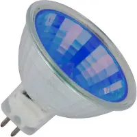 Schiefer GU5.3 MR16 Halogeen Spot | 50W 12V Blauw 38° Ø50mm | Dimbaar