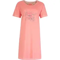 Irresistible Dames Nachthemd - Slaapkleed - Katoen - Roze - Maat XL