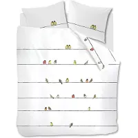 Marjolein bastin Dekbedovertrek Tweet Multi Flanel-200 x 200 / 220 cm | 2-Persoons