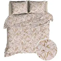 Satin d'or Galicia Dekbedovertrek - Extra breed - 260x200/220 cm - Oudrose