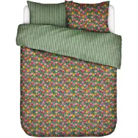 Essenza & Co Dekbedovertrek Tulip Field Grass Green Percal-200 x 200 / 220 cm | 2-Persoons