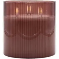 Mansion Atmosphere Led sfeerlicht roodbruin 15x15cm