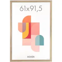 Acaza Fotokader - Fotolijst - 61x91.5 cm - MDF hout - Lichte Eik