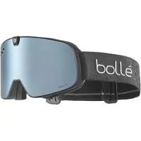 Bolle - Skibrillen - Nevada Neo Black Matte - Volt Ice Blue & Light Vermillon Blue voor Unisex - Grijs