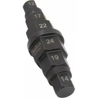 ASTA/SATRA Voorwiel as dop - 12 tot 24 mm - As inbus zeskantdop voor motorfietsen - SATRA