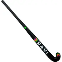 RAVI Hockeystick Junior - 25% Carbon - black 34''