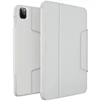 Uniq etui Rovus iPad Pro 11 (2021-2022) / Air 10.9" (2020-2022) szary/chalk grey Magnetic Case (iPad Pro 11 2022 (4e generatie)), Tablethoes, Grijs
