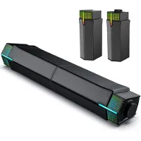 Gadgetplace 2 in 1 Soundbar PC speakers met Bluetooth 5.3 - RGB verlichting - Speakerset - Computer Speakers