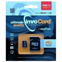 IMRO MICROSDXC 10/128GB UHS-3 ADP Memory card Klasse 10