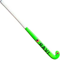RAVI Hockeystick Junior - 10% Carbon - FLUO groen 33''