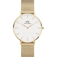 Daniel Wellington DW00100346 dameshorloge, met een roestvrijstalen kast en een metalen band