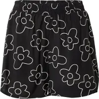 Urban Classics Broek zwart / wit