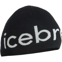 Icebreaker U Merino Beanie (Maat - OS, Kleur - Black/Ecru Hthr)