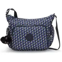 Kipling Schoudertas 'GABB ' blauw / zwart / wit