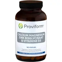 Proviform Calcium magnesium zink bisglycinaat & D3 (180 capsules)