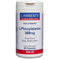Lamberts L-Phenylalanine 500mg (60 capsules)
