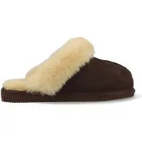 Shepherd Huisschoenen crème / donkerbruin