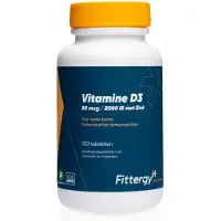 Fittergy Vitamine D3 50mcg met zink (100 tabletten)