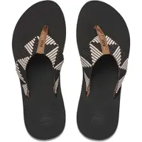 Reef Strand-/badschoen 'Spring Woven' beige / bruin / zwart