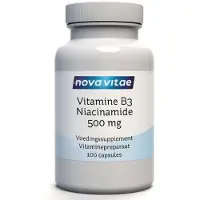 Nova vitae Vitamine B3 niacinamide 500mg (100 capsules)