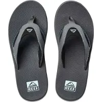 Reef Slipper Men Fanning Gunmetal Ocean-Schoenmaat 44