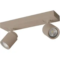 Freelight Spot Razza 2 lichts L 32 cm GU10 beige
