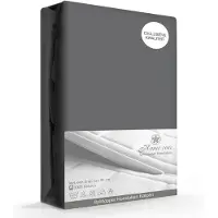 Dreamhouse Splittopper hoeslaken - katoen - antraciet - 160x210 cm