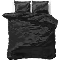 Sleeptime Dekbedovertrek Beauty Skin Care - Zwart 240 x 200/220 cm