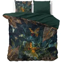 Dreamhouse Dekbedovertrek Dark Rises Black Satijn-200 x 200 / 220 cm | 2-Persoons