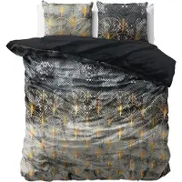 Dreamhouse dekbedovertrek Mente grijs - signature - velvet - 1-persoons (140x220 + 60x70 cm)