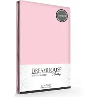 Dreamhouse Kussensloop 60x70 cm (Per 2 st) - katoen - roze