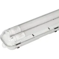 HOFTRONIC™ LED T8 TL armatuur IP65 120 cm 3000K 18W 1980lm 110lm/W incl flikkervrije LED buizen koppelbaar incl. starter