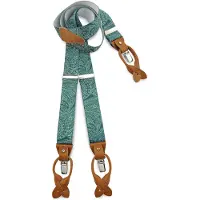 Sir Redman SR212 Luxe Bretels Paisley Sketch - Groen / Wit