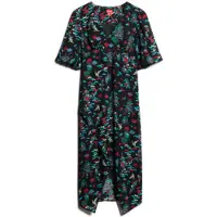 Superdry Zomerjurk lichtblauw / riet / robijnrood / zwart