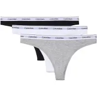 Calvin Klein Jeans Underwear String grijs / zwart / wit