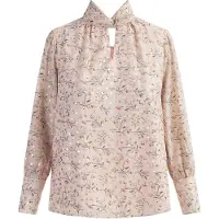 Faina Blouse 'Caneva' goud / kaki / rosa / offwhite