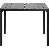 Beliani PRATO - Tuintafel - Grijs - 95 x 95 cm - Kunsthout